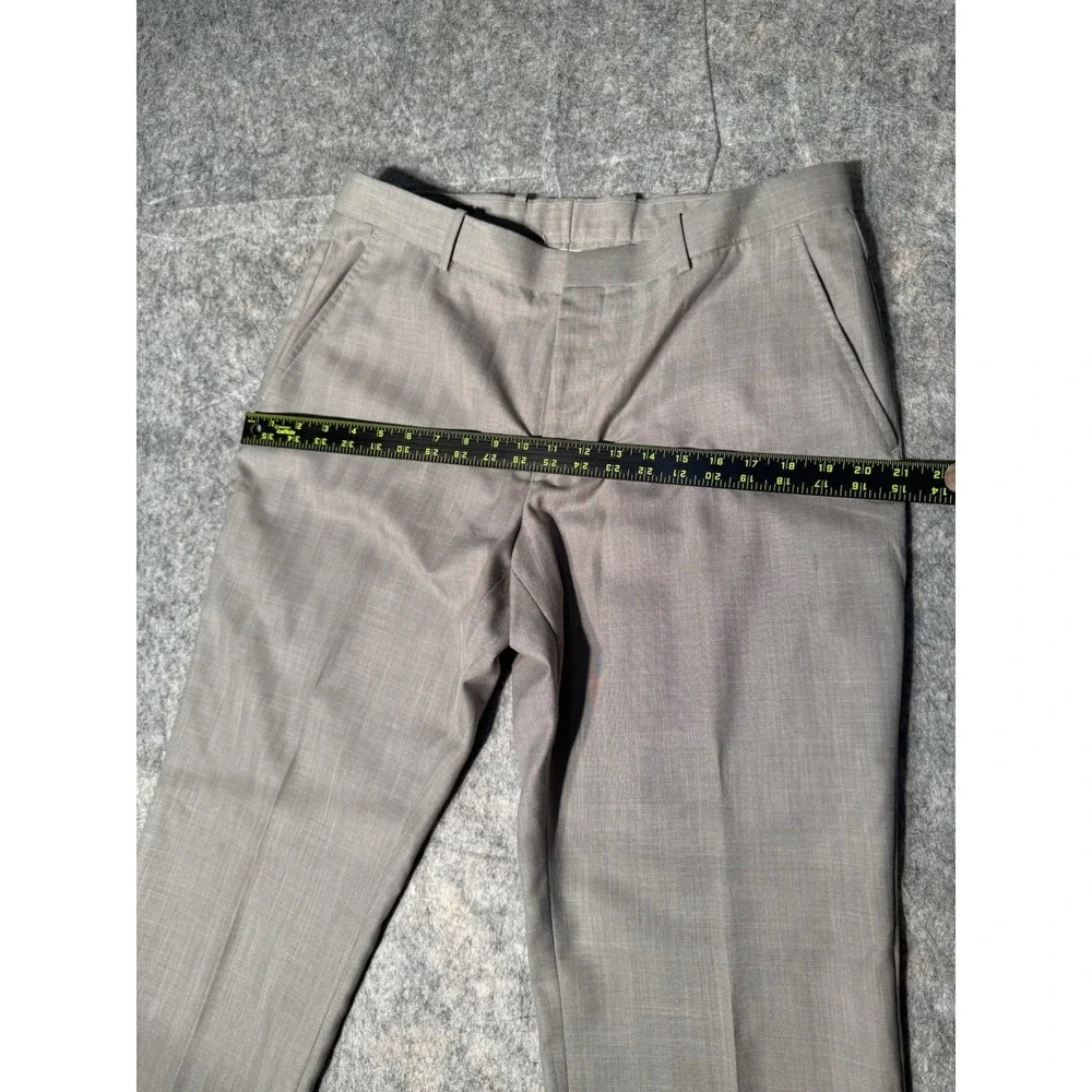 Perry Ellis Portfolio‎ Straight Dress Pants Men's Size 34/32 Gray City Pair